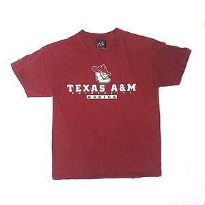 Lot of 5 Texas A&M University Aggies Vintage-Fade T-Shirts | Mixed Sizes (S–M)